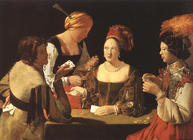 Cheater with the Ace of Diamond dh, LA TOUR, Georges de